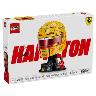 LEGO Editions Formula 1 Scuderia Ferrari HP Lewis Hamilton Helmet 43022