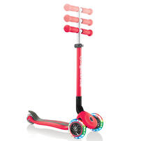 Globber Primo Foldable Lights Red Scooter