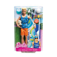 Barbie Movie Ken Doll With Surfboard