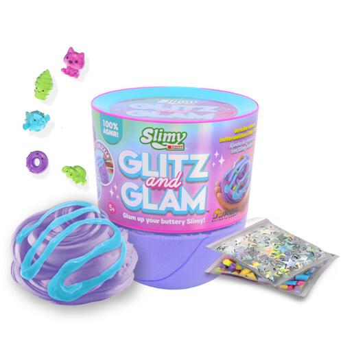 Slimy Glitzn Glam with Dome Topper - Assorted Color Slime