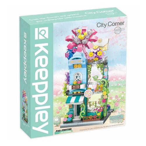 Qman City Corner Greenness Flower Store