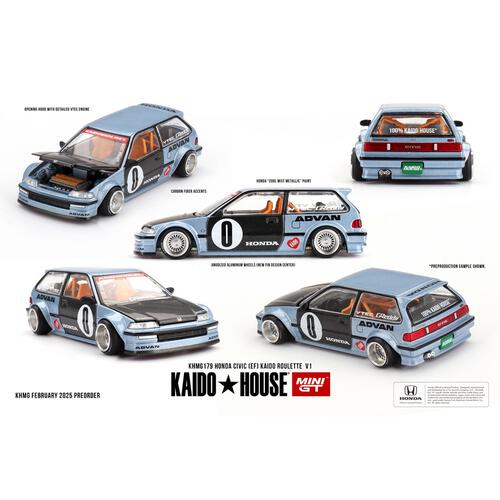 Mini GT Honda Civic (EF) Kaido Roulette V1