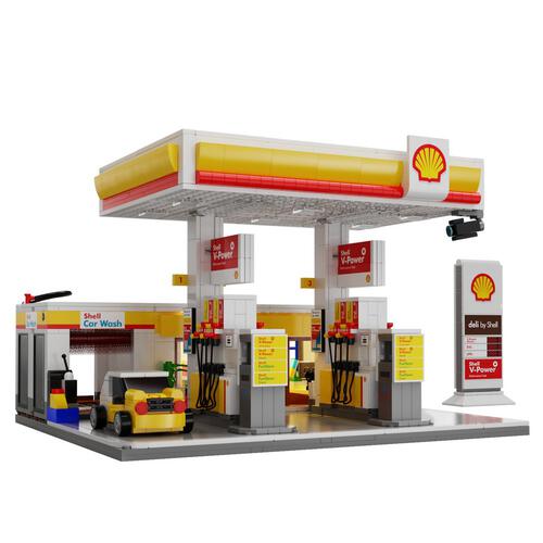 CaDA Shell Retail Station Brick Building Mechanical Master 