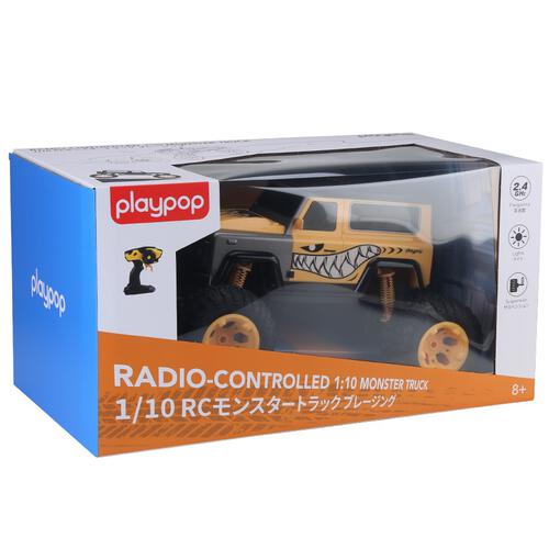 Playpop Radio-Controlled 1: 10 Monster Truck - Yellow