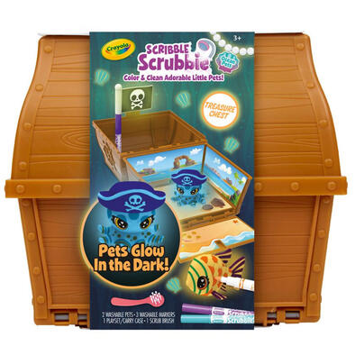 Crayola Scribble Scrubbie Ocean Pets Treasure Chest