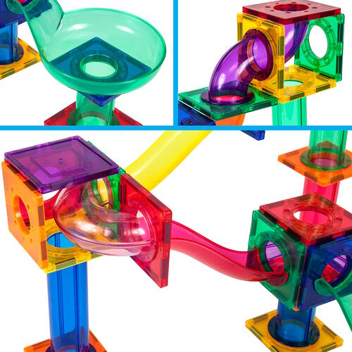 Picasso Tiles 50pcs Marble Run Building Blocks Set