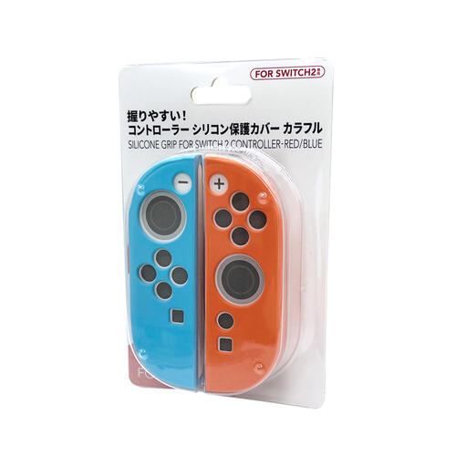 Silicone Grip For Controller - Red/Blue