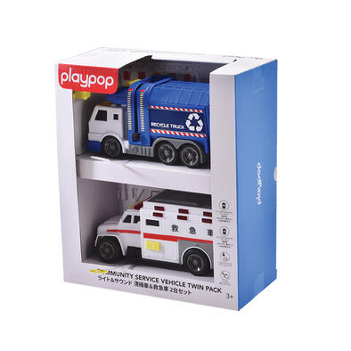 playpop Community Service Vehicle Twin Pack