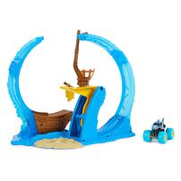 Monster Jam 1:64 Megalodon Loop of Doom Stunt Playset