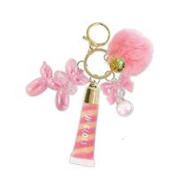 Hot Focus Trendy Lip Gloss with Key Chain - Assorted
