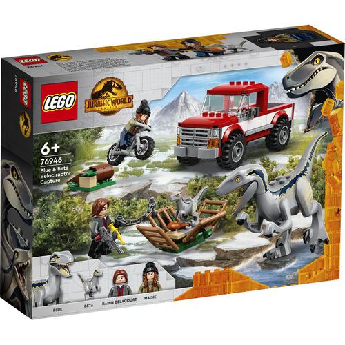 LEGO Jurassic World Blue & Beta Velociraptor Capture 76946