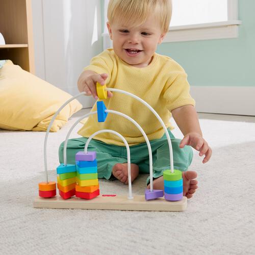 Fisher-Price Wood Wooden Bead Rainbow
