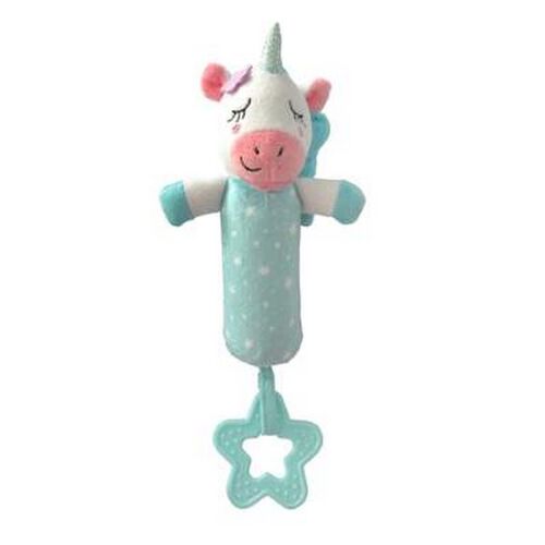 Simple Dimple Unicorn Squeakie Toy With Teether | Toys"R ...