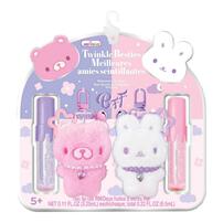 Hot Focus Twinkles Besties Happy Bunny Beauty Kit Washable Non-Toxic Makeup Toy Set