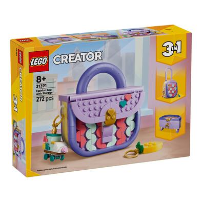 LEGO Creator 3 in 1 Art Fashion Bag With Storage 31391