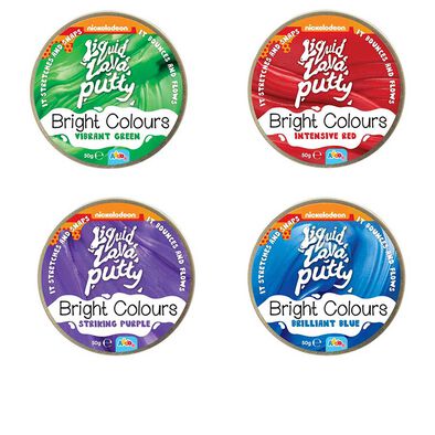 Nickelodeon Liquid Lava Putty Bright Colours - Assorted