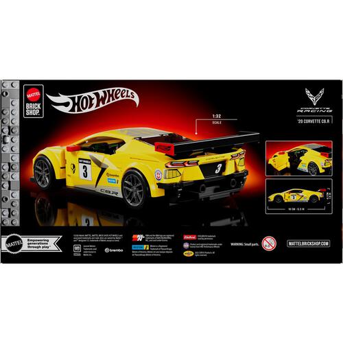 Mattel Brick Shop Hot Wheels Speed Series Corvette C8.R