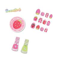 Hot Focus Luxe Lacquer Strawberry Manicure Nail Art Sticker