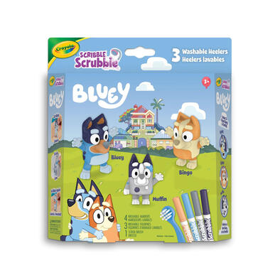 Crayola Scribble Scrubbie Bluey Combo Set