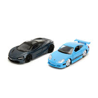 Jada 1:32 FF Brian's Porsche 996 GT3 & Shaw's McLaren