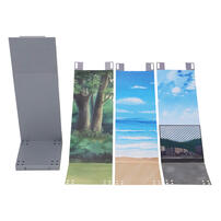 playpop x Fext Hobby 1:12 Figure Display Stand With Back Drop