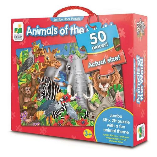 The Learning Journey Jumbo Floor Puzzle Animals Of The World