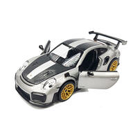 playpop 5.5" License Diecast Car - 1:32 Porsche 911 Gt2 Rs Wp (Light & Sound)