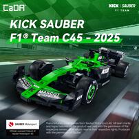 CaDA KICK Sauber F1 Team C45 Racing Car Brick DIY 1:24 Scale Vehicles Set
