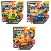 Monster Jam 1:64 Single Pack Smash and Bash - Assorted