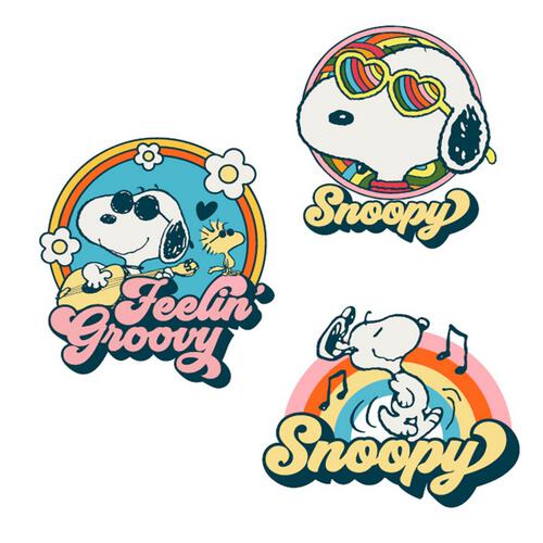 Peanuts Phone Grip - Retro Rainbow Assorted