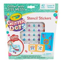 Crayola Glitter Dots Stencil Stickers