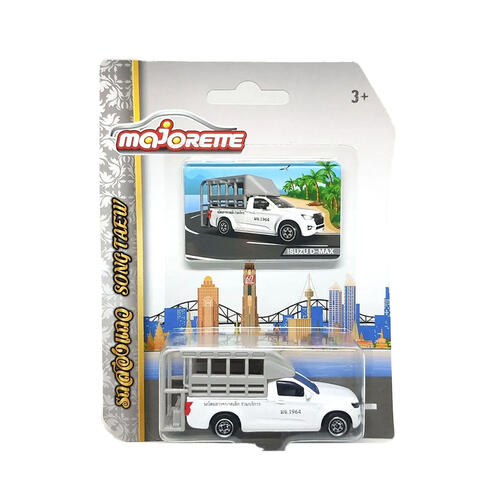 Majorette Song Taew Edition White Isuzu D-Max