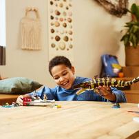 LEGO Jurassic World Brick-Built Mosasaurus Boat Mi 76974