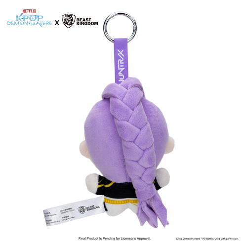 KPop Demon Hunters Flat Plush Keychain - Huntrix Rumi (Golden Version)