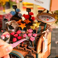 Robotime Rolife Blossom Cart