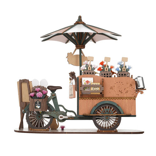 Robotime Rolife Blossom Cart