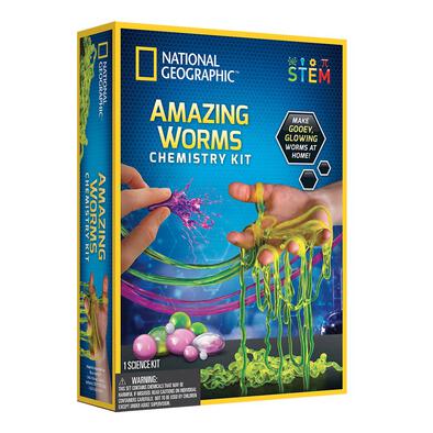 National Geographic Amazing Worms Chemistry Kit
