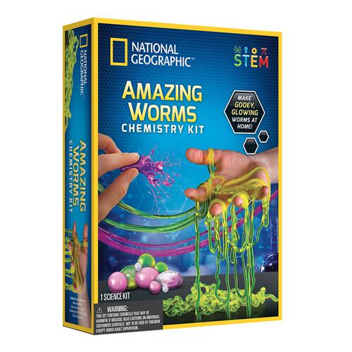 National Geographic Amazing Worms Chemistry Kit