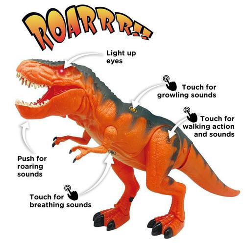 Mighty Megasaur Battery Operated Interactive Walking T-Rex