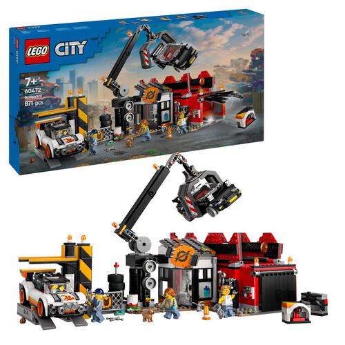 LEGO City Scrapyard with Cars 60472