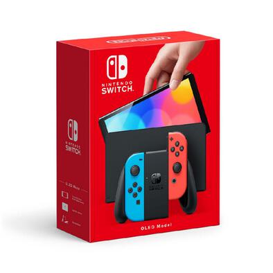 Nintendo Switch OLED Model: Neon Blue & Neon Red