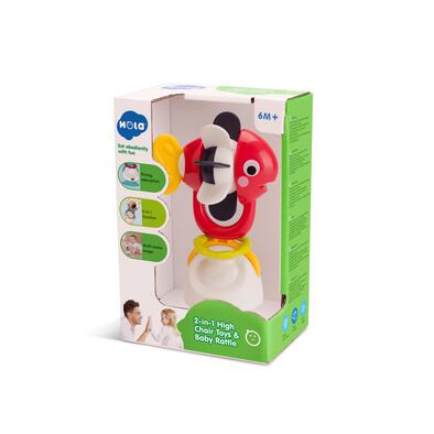 Hola 2-in-1 High Chair Toys & Baby Rattle Fish