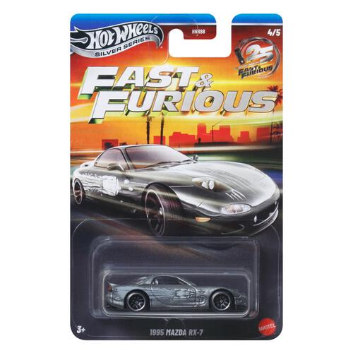 Hot Wheels HNR88 Silver Series Fast & Furious Set of 10 (Dash Q)