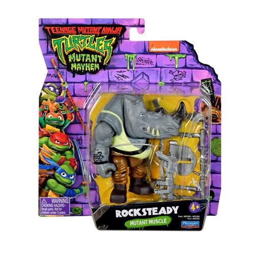 Teenage Mutant Ninja Turtles Rocksteady-Mutant Muscle Basic Figure