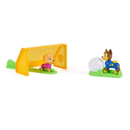 Paw Patrol Kick & Score Soccer Pups Set - Chase & Skye