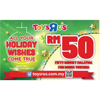 Christmas Toybook Fun Bonus RM 50 Voucher