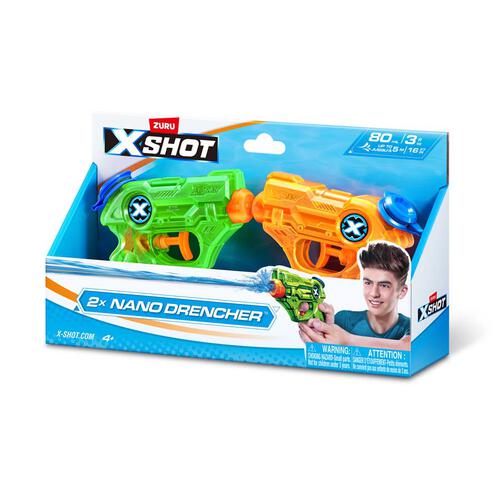 X-Shot Nano Drencher Water Blasters 2 Pack