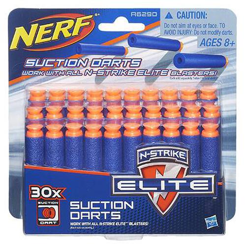 NERF Darts N-Strike Elite Universal Suction 30-Pack