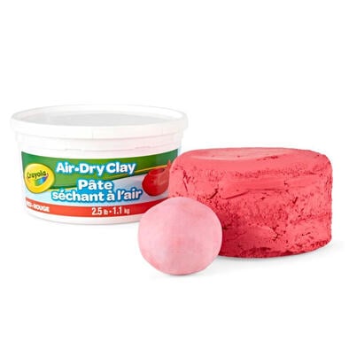 Crayola Air Dry Clay 2.5Lb - Red