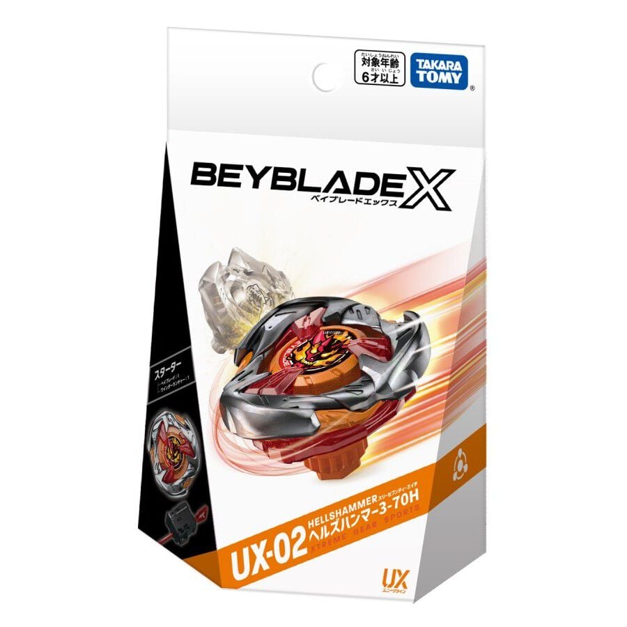 Beyblade X Ux-02 Starter Hells Hammer | Toys